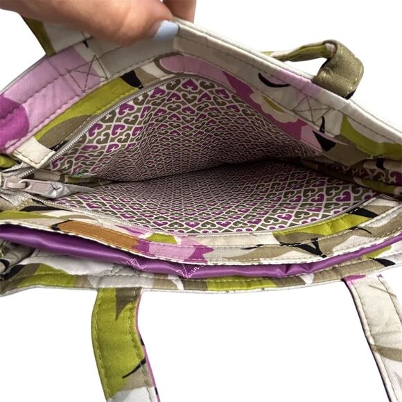 Vera Bradley Women's Laptop Tote Portobello Road Floral Multicolor - Picture 8 of 16